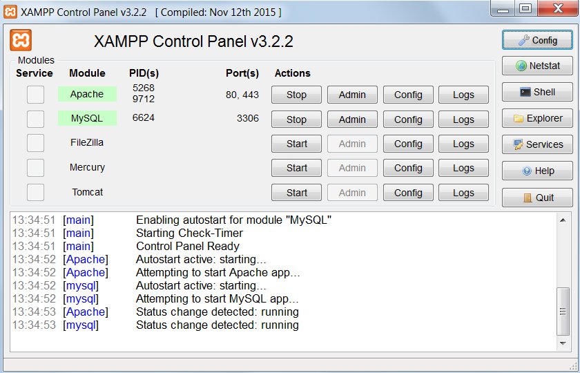 xampp control panel where is